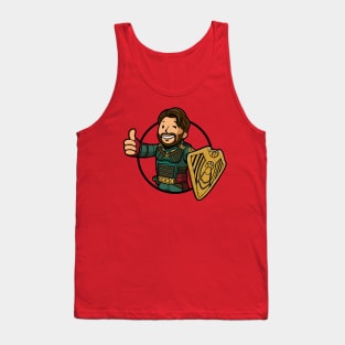 Cool Tv Series Superhero Gamer Mascot Parody Cartoon Tank Top